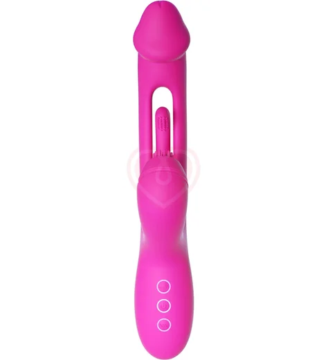 Вибратор-кролик Amovibe G Spot Ultra со стимуляцией зоны G розовый фото 7