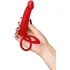Насадка для двойного проникновения с вибропулей Toyfa Double Penetration Vibration красная фото 9