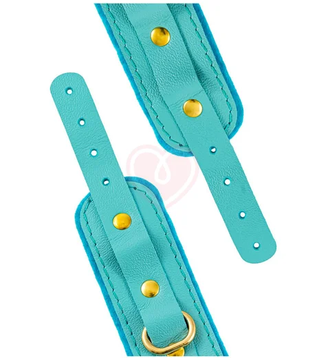 Мини наручники Pecado голубые фото 4