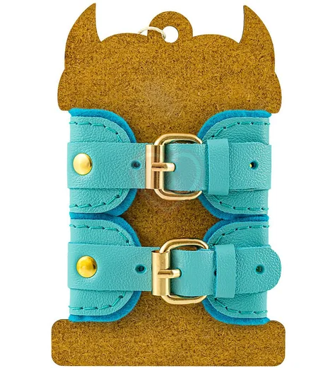 Мини наручники Pecado голубые фото 6