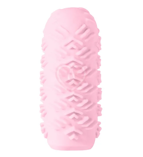 Мастурбатор с двухсторонним рельефом Marshmallow Maxi Juicy розовый фото 3