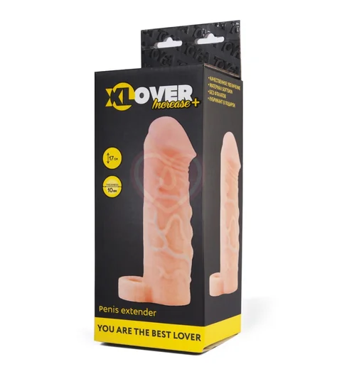 Насадка удлиняющая с кольцом ToyFa Xlover 17 см фото 2
