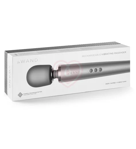 Мощный массажёр Le Wand Rechargeable серебряный фото 5