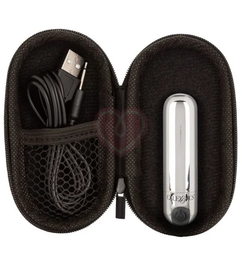 Вибропуля Rechargeable Hideaway Bullet с чехлом для хранения фото 5