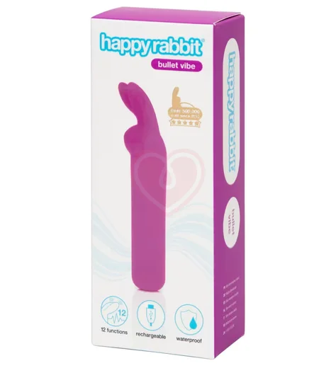 Вибропуля Happy Rabbit лиловая фото 4