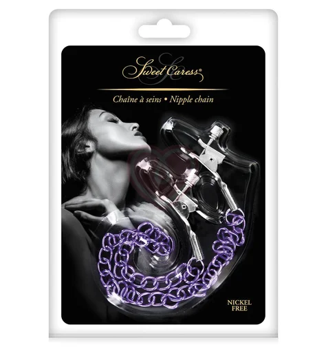 Зажимы для сосков Sweet Caress с цепочкой фото 2