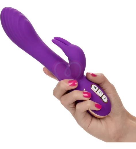Вибратор-кролик с ротацией и нагревом Signature Heated Rotating G Rabbit фиолетовый фото 4