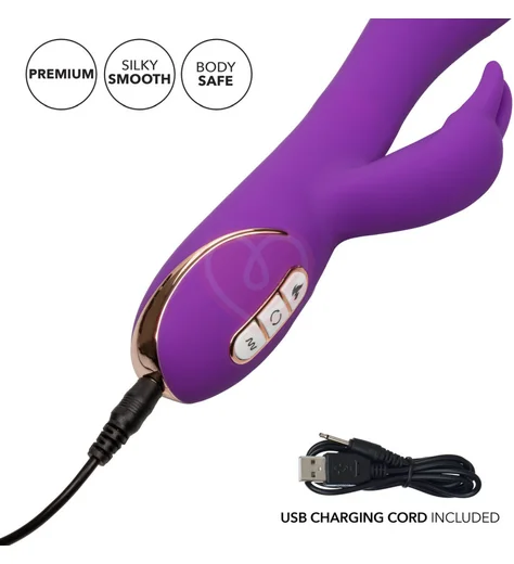 Вибратор-кролик с ротацией и нагревом Signature Heated Rotating G Rabbit фиолетовый фото 7