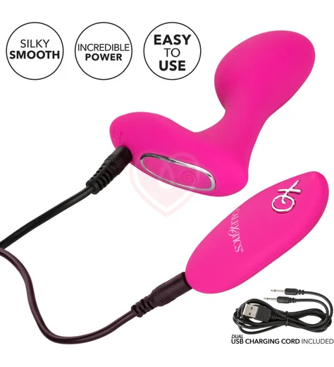 Вибратор G Spot Arouser с пультом розовый фото 4