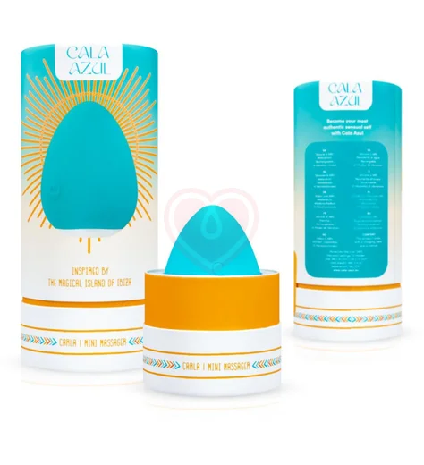 Вибратор для клитора Cala Azul Carla Clitoris Stimulator голубое фото 9