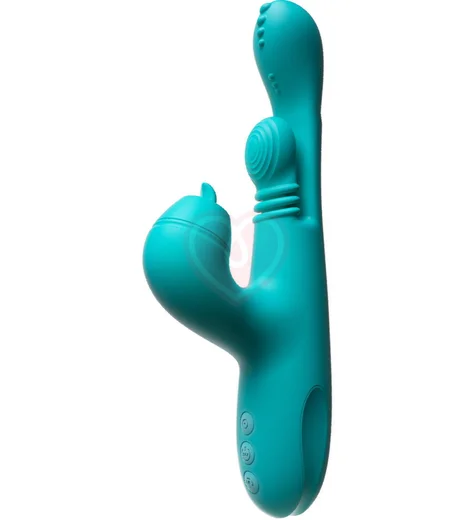 Вибратор кролик Amovibe Sensa Sway с вращением 360 градусов и насадками фото 5