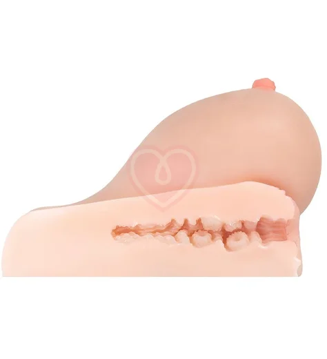 Реалистичный мастурбатор с грудью и вагиной Toyfa Juicy Pussy Fleshy Teaser фото 6