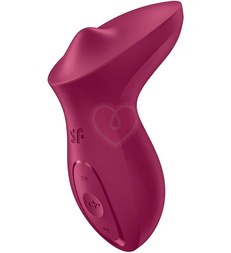 Вибратор для клитора с шариком Satisfyer Exciterrr бордовый фото 3