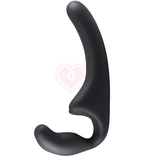 Безремневой страпон Natural Temptation чёрный фото 2