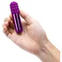 Маленькая вибропуля с двумя насадками Le Wand Bullet фиолетовая фото 6