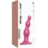 Рельефный фаллоимитатор Strap-On-Me Dildo Plug Beads размер S 12,8 см розовый фото 3
