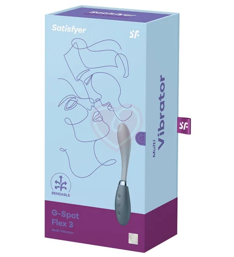 Гибкий вибратор Satisfyer G-Spot Flex 3 серый фото 5