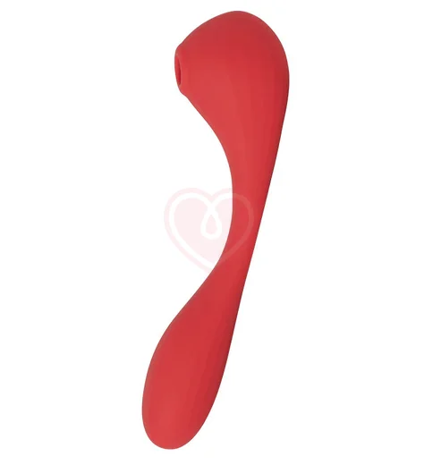 Вибратор с вакуумной стимуляцией Magic Motion Bobi красный фото 3
