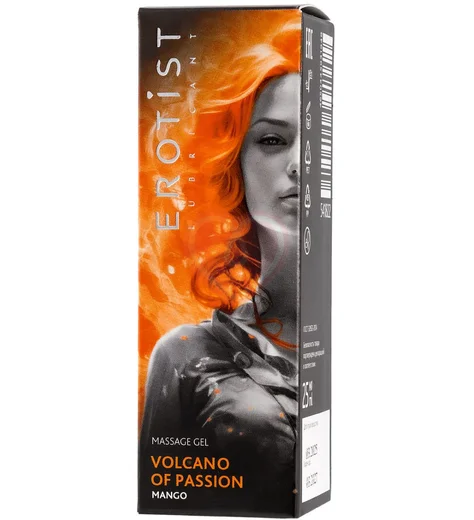 Гель для массажа с эффектом вибрации Erotist Volcano Of Passion Mango Манго 25 мл фото 6