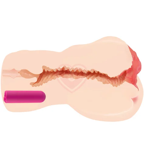 Мастурбатор-вагина Kokos Jenny Onahole Edition 005 с вибропулей телесный фото 5
