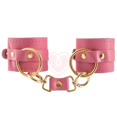 Наручники с кольцом Pecado розовые фото 2