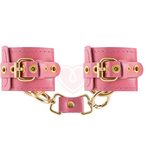 Наручники с кольцом Pecado розовые фото 3