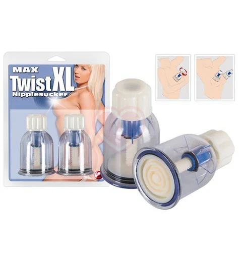 Поршневая помпа для сосков Max Twist XL Nippel Sucker 2 шт фото 2