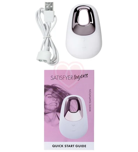 Вибромассажёр Satisfyer Layons 5 White Temptation белый фото 3