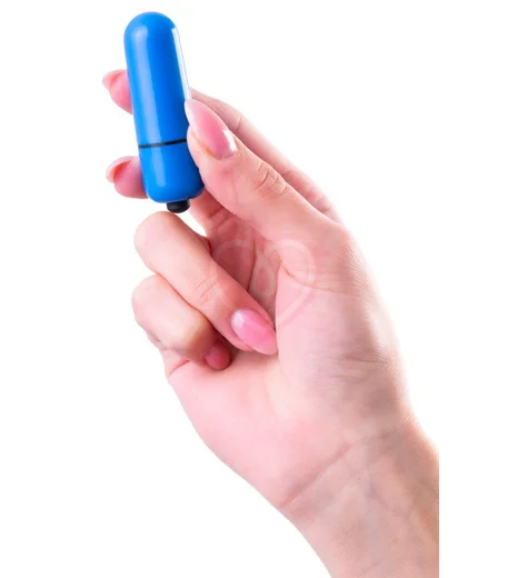 Вибропуля A-Toys Braz с 10 режимами синяя фото 2