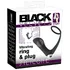 Анальный стимулятор с эрекционным кольцом Black Velvets фото 6