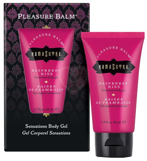 Стимулирующий гель KamaSutra Pleasure Balm Sensations Raspberry Kiss Малина 50 мл фото 2