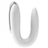 Парный вибратор Satisfyer Double Fun с управлением от приложения или пульта белый фото 2
