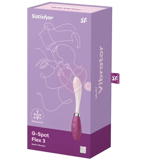 Гибкий вибратор Satisfyer G-Spot Flex 3 розовый фото 5