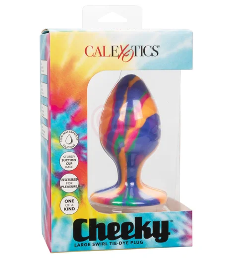 Рельефная цветная пробка на присоске Cheeky Swirl большая фото 5