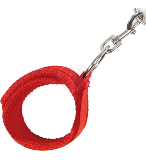 Набор для фиксации на кровати Lux Fetish Bed Spreader красный фото 4