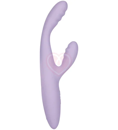 Вибратор с гибкой головкой и клиторальным стимулятором Svakom Cici+ 2 с функцией нагрева лиловый фото 3