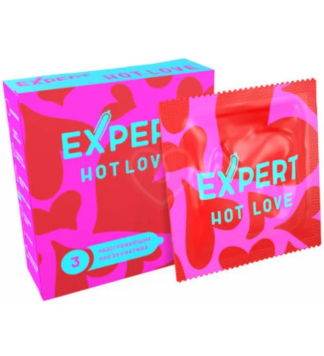Презервативы с разогревающим эффектом Expert Hot Love 3 шт фото 2