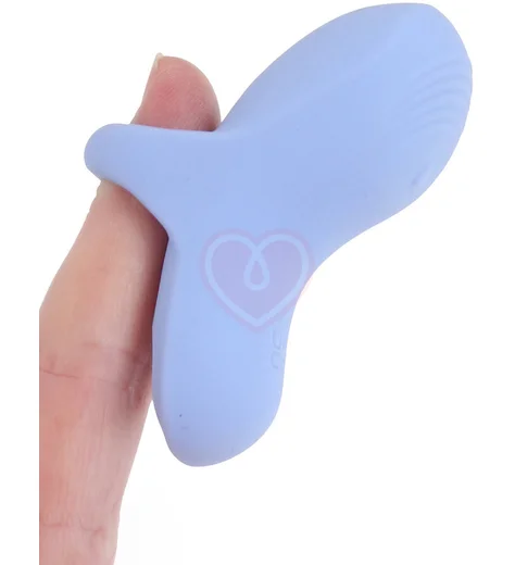 Мини-вибратор на палец Fuzu Sensa Skin Activated Vibe голубой фото 3