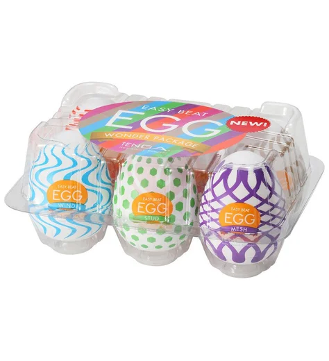 Набор мастурбаторов в форме яйца Tenga Eggs Wonder фото 3