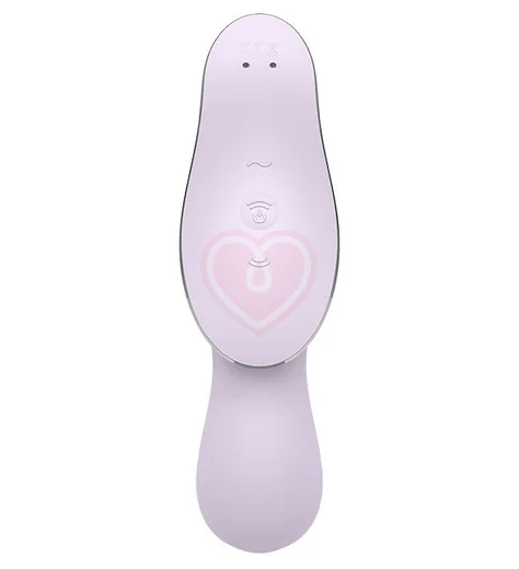Вакуумный вибростимулятор с изгибом Satisfyer Curvy Trinity 2 сиреневый фото 3