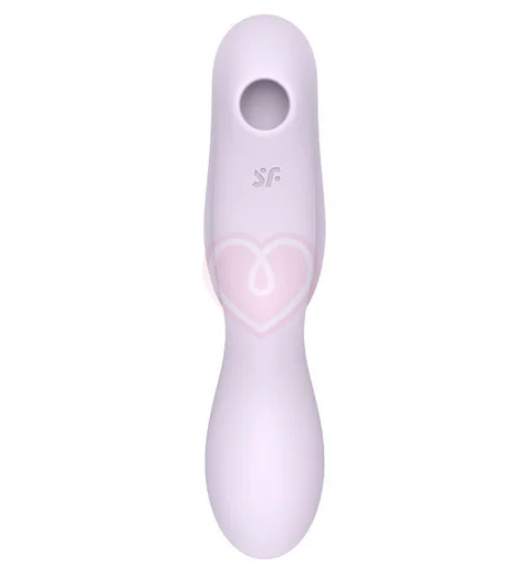 Вакуумный вибростимулятор с изгибом Satisfyer Curvy Trinity 2 сиреневый фото 5