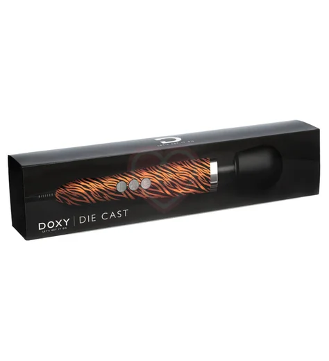 Вибромассажёр в алюминиевом корпусе Doxy Die Cast Тигровый фото 4