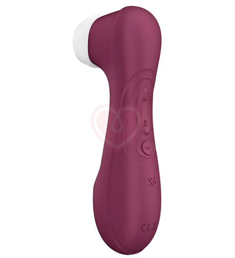 Вакуумный стимулятор с вибрацией Satisfyer Pro 2 Generation 3 бордовый фото 3