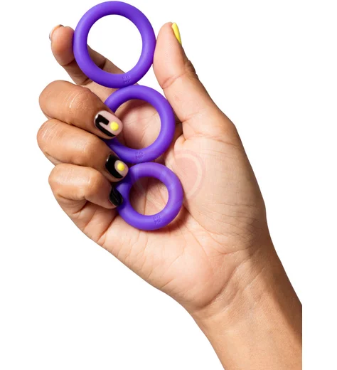 Набор эрекционных колец Romp Remix Trio фиолетовый фото 6