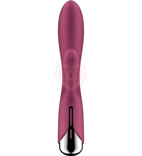 Вибратор-кролик с ротацией Satisfyer Spinning Rabbit 1 бордовый фото 3