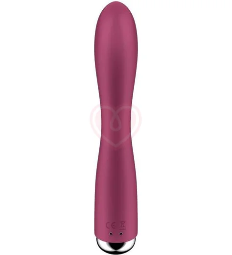 Вибратор-кролик с ротацией Satisfyer Spinning Rabbit 1 бордовый фото 4