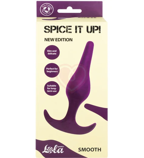 Анальная пробка Spice It Up Smooth фиолетовая фото 3