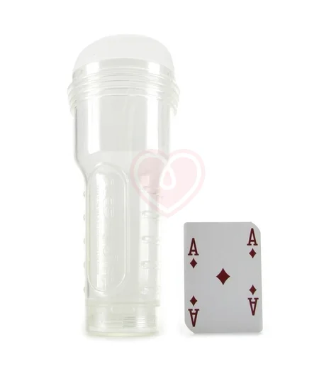 Мастурбатор Fleshlight Ice Lady Crystal вагина в прозрачном корпусе фото 5