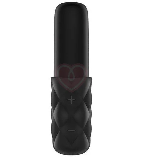 Мини-вибратор Satisfyer Mini Sparkling Darling чёрно-серебристый фото 3