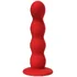 Рельефный анальный стимулятор ToDo Favorite красный фото 4